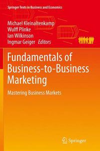 Cover image for Fundamentals of Business-to-Business Marketing: Mastering Business Markets