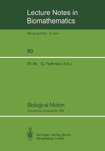 Biological Motion: Proceedings of a Workshop held in Koenigswinter, Germany, March 16-19, 1989