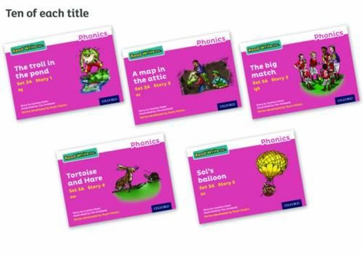 Cover image for Read Write Inc. Phonics: Pink Set 3A Storybook Pack of 50