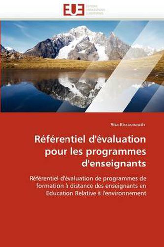 Cover image for R F Rentiel D' Valuation Pour Les Programmes D'Enseignants