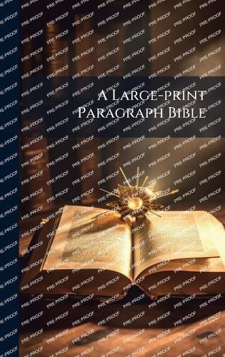 Cover image for A Large-print Paragraph Bible