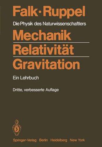 Cover image for Mechanik, Relativitat, Gravitation