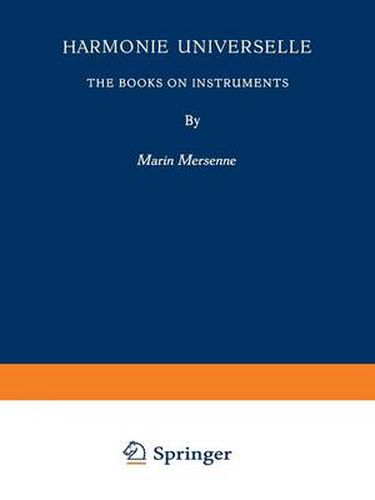 Harmonie Universelle: The Books on Instruments