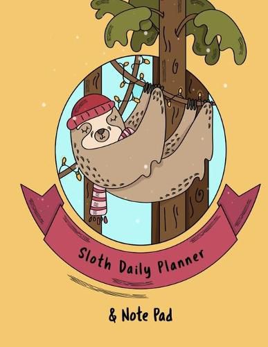 Cover image for Sloth Daily Planner And Note Pad