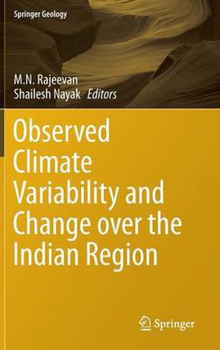 Cover image for Observed Climate Variability and Change over the Indian Region