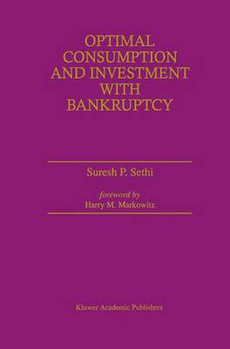 Cover image for Optimal Consumption and Investment with Bankruptcy