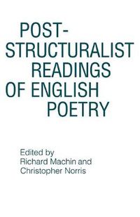 Cover image for Post-structuralist Readings of English Poetry