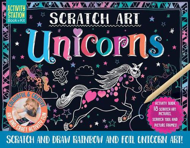 Scratch Art Unicorns