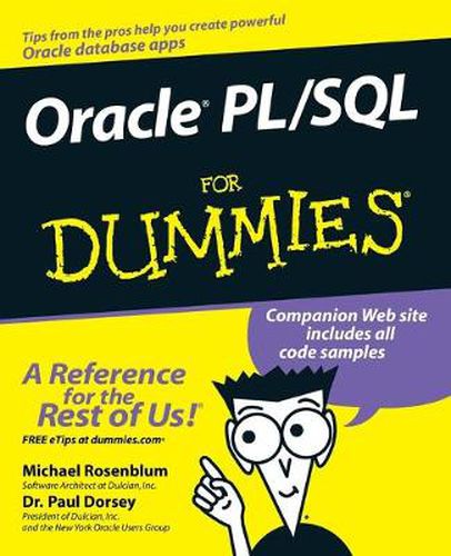 Cover image for Oracle PL/SQL For Dummies