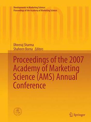 Cover image for Proceedings of the 2007 Academy of Marketing Science (AMS) Annual Conference