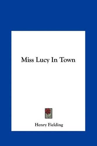 Cover image for Miss Lucy in Town