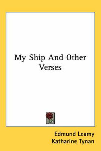 Cover image for My Ship and Other Verses