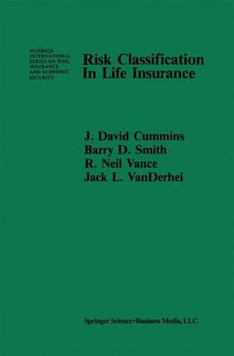 Cover image for Risk Classification in Life Insurance