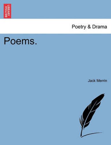 Cover image for Poems.