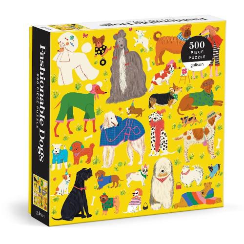 Cover image for Fashionable Dogs 500 Piece Puzzle