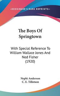 Cover image for The Boys of Springtown: With Special Reference to William Wallace Jones and Ned Fisher (1920)