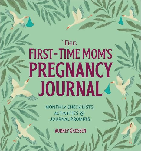 Cover image for The First-Time Mom's Pregnancy Journal: Monthly Checklists, Activities, & Journal Prompts