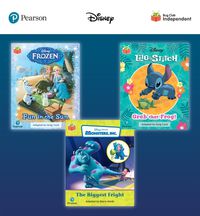 Cover image for Pearson Bug Club Disney Reception Pack B, including decodable phonics readers for phases 2 and 3; Frozen: Fun in the Sun, Lilo and Stitch: Grab that Frog!, Monsters, Inc: The Biggest Fright