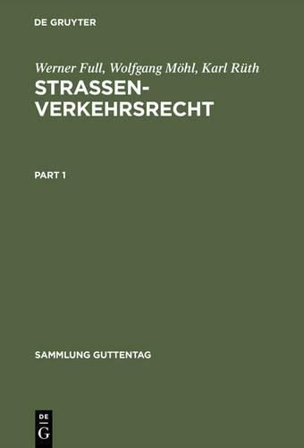 Full/Moehl/Rueth: Strassenverkehrsrecht Sgu