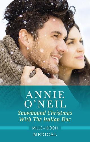 Cover image for Snowbound Christmas with the Italian Doc [Large Print]