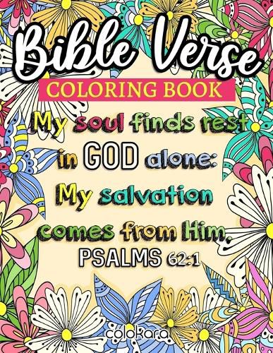 Cover image for Bible Verse Coloring Book