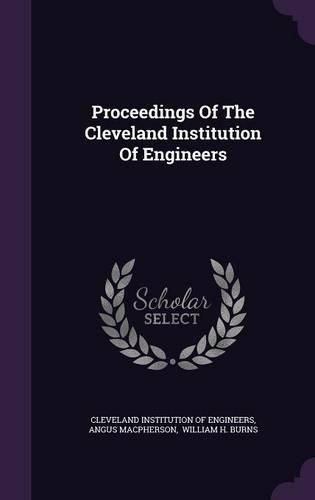 Cover image for Proceedings of the Cleveland Institution of Engineers
