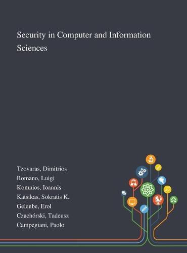 Cover image for Security in Computer and Information Sciences