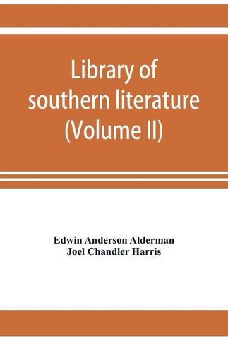 Cover image for Library of southern literature (Volume II)