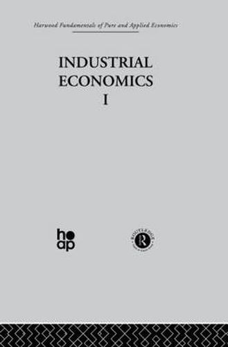 Cover image for C: Industrial Economics I