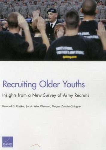 Recruiting Older Youths: Insights from a New Survey of Army Recruits