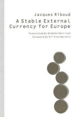 Cover image for A Stable External Currency for Europe