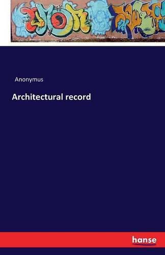 Cover image for Architectural record