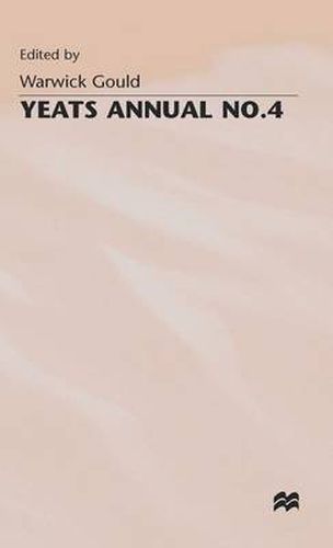 Cover image for Yeats Annual No 4