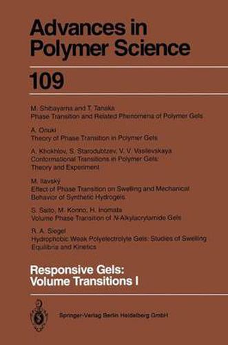 Cover image for Responsive Gels: Volume Transitions 1