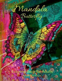 Cover image for Mandala Butterfly Coloring Book for Adults