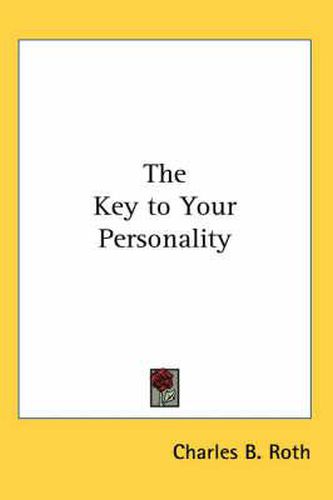 Cover image for The Key to Your Personality