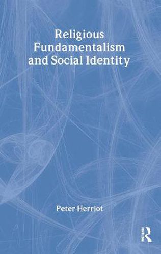 Cover image for Religious Fundamentalism and Social Identity