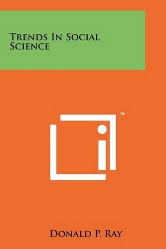 Cover image for Trends in Social Science