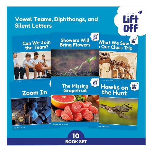 Cover image for Phonic Books Lift Off Readers Vowel Teams, Diphthongs, and Silent Letters