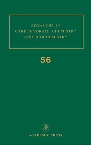 Cover image for Advances in Carbohydrate Chemistry and Biochemistry