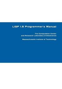 Cover image for LISP 1.5 Programmer's Manual