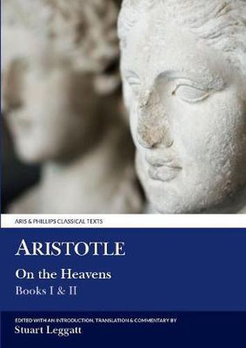 Cover image for Aristotle: On the Heavens I & II
