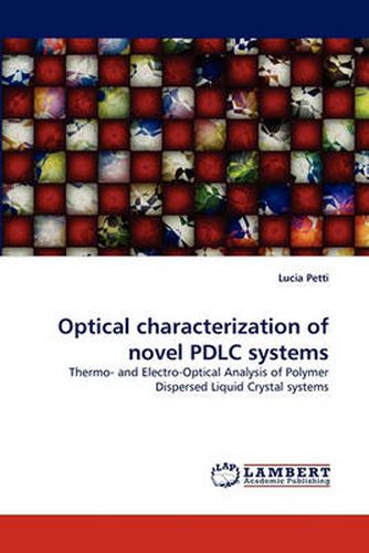 Cover image for Optical Characterization of Novel Pdlc Systems