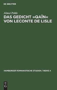 Cover image for Das Gedicht Qain von Leconte de Lisle