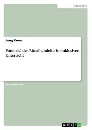 Cover image for Potenzial des Ritualhandelns im inklusiven Unterricht