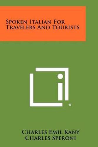 Cover image for Spoken Italian for Travelers and Tourists