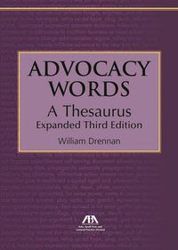 Cover image for Advocacy Words, a Thesaurus