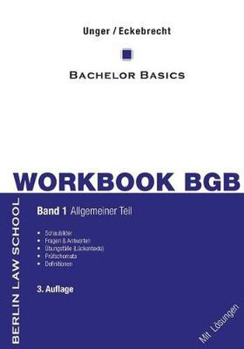 Cover image for Workbook BGB Band I: Bachelor Basics Allgemeiner Teil