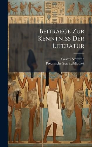 Cover image for Beitraege Zur Kenntniss Der Literatur