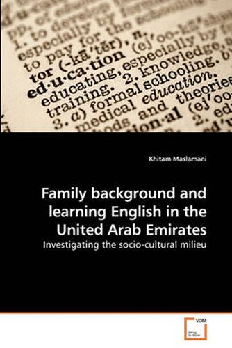 Cover image for Family Background and Learning English in the United Arab Emirates